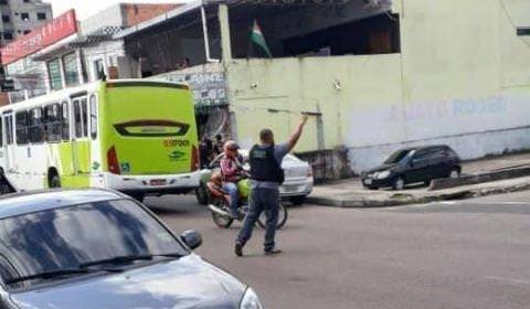 Polícia Militar do Amazonas frustra tentativa de assalto no Banco do Bradesco no Alvorada