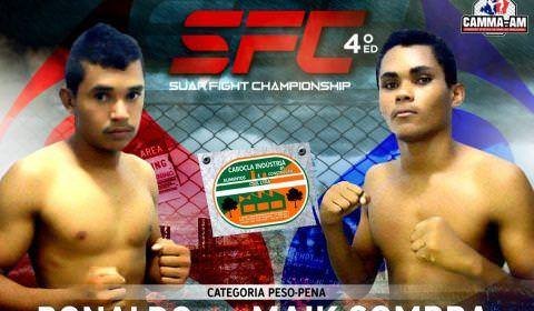 Maik “Sombra” enfrenta o estreante Ronaldo “Açougueiro” na quarta edição do SFC, em Coari