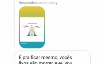 Eleitor de Bolsonaro faz ameaças ao responder stores de uma jovem no Instagram