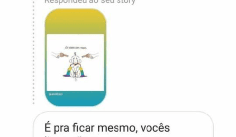 Eleitor de Bolsonaro faz ameaças ao responder stores de uma jovem no Instagram