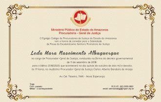 Nova Procuradora-Geral de Justiça toma posse nesta segunda-feira