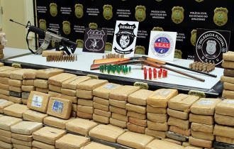 SSP-AM apreende meia tonelada de drogas e prende dois traficantes em Operação Banzeiro