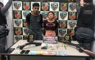 PM prende dez pessoas e apreende dois adolescentes em Manaus e no interior do Estado