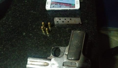 PM intercepta trio armado e impede assalto em coletivo na zona centro-sul