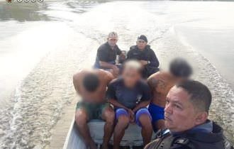 Policiais da 10ª CIPM detêm três suspeitos de furto de gado em área rural de Maués