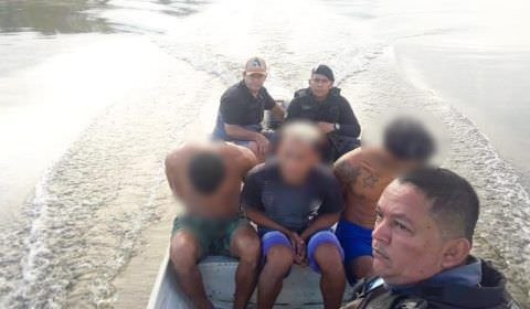 Policiais da 10ª CIPM detêm três suspeitos de furto de gado em área rural de Maués