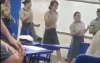 Estudantes de colégio militar cantam e dançam Hino em ritmo de ‘Funck’; Veja o vídeo