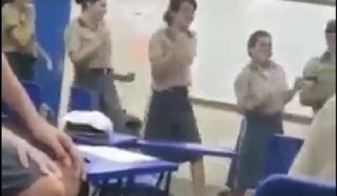 Estudantes de colégio militar cantam e dançam Hino em ritmo de ‘Funck’; Veja o vídeo