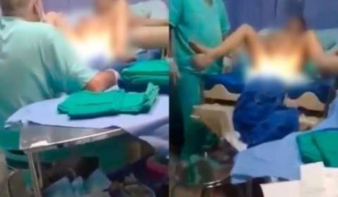 Médico que bateu em mulher que não conseguia ter parto normal continua atendendo no mesmo hospital