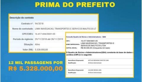 Empresa Lima Navegação, Transporte e Serviços Náuticos é contratada pela Prefeitura de Tefé para prestar serviços à Semsa
