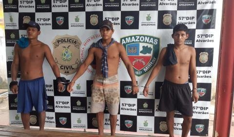 Polícia prende trio acusado de roubar e torturar idoso em Alvarães