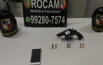 Em Manaus, adolescente é preso por porte ilegal de arma de fogo