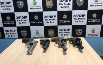 Polícia Militar detém quadrilha suspeita de desviar armas apreendidas