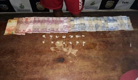 Policiais detêm homem suspeito de tráfico em Tefé