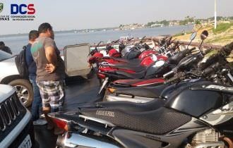 Polícia Militar por meio do 3º BPM de Tefé apreende 13 motocicletas irregulares