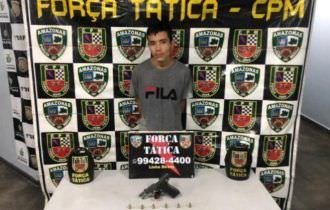 Homem é preso com arma de fogo na Betânia, em Manaus