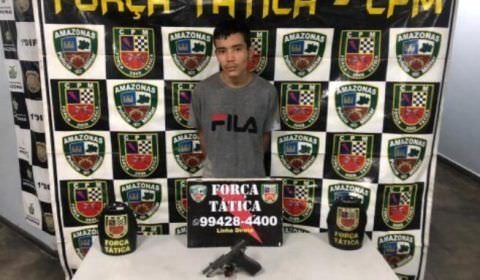 Homem é preso com arma de fogo na Betânia, em Manaus
