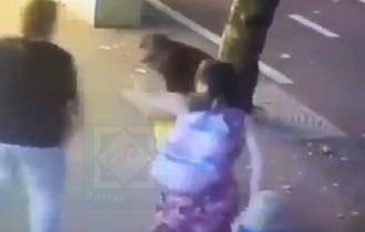 Absurdo! | Criança é atacada por desconhecida a golpes de faca na frente dos pais, Veja o vídeo!