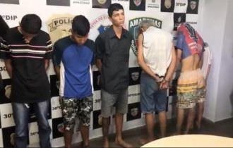 Polícia prende grupo suspeito de praticar arrastões em bairros de Manaus