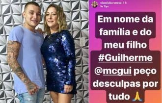 Mãe de MC Gui pede desculpas após cantor ser acusado de humilhar criança