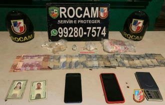 Rocam Apreende Dupla Comercializando Entorpecentes no Bairro Mário Fonseca