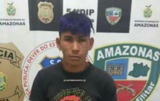 Polícias Civis prenderam jovem por homicídio tentado, em Tonantins