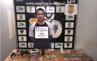 Polícia Civil prende homem com drogas, armas, munições e dinheiro, em Itacoatiara