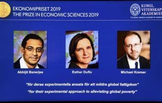 Nobel de Economia premia trio pelo combate à pobreza no mundo