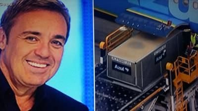 Corpo de Gugu Liberato desembarca em São Paulo