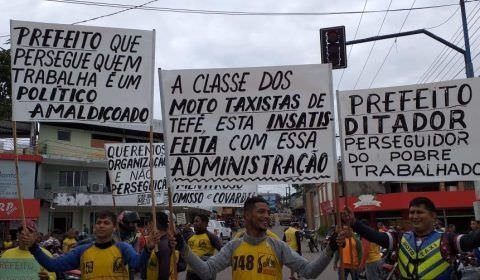 Mototaxistas acusam prefeito de Tefé de perseguição