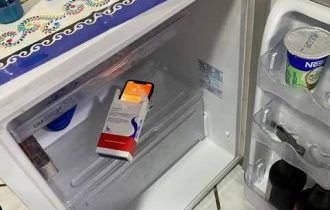 PF encontra celular dentro de caixa de remédio em frigobar na casa de deputado federal