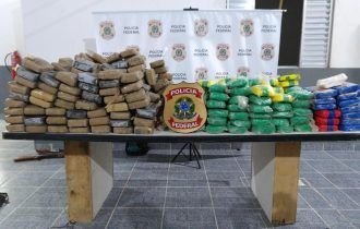 Polícia Federal prende 3 homens com aproximadamente 470 quilogramas de drogas