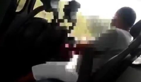 Homem se masturbando dentro de coletivo é preso na cidade nova | Veja o vídeo