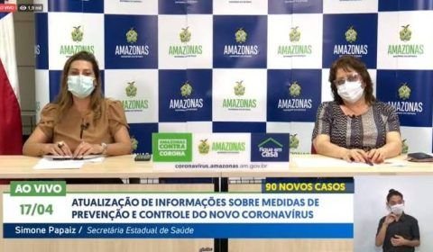 Número de casos confirmados do novo coronavírus no AM chega a 1.809; doença já causou 145 mortes