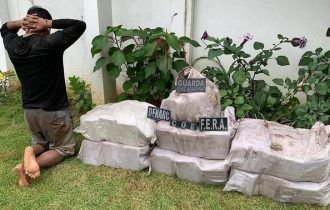 Colombiano é preso com 136 kg de maconha durante operação policial no Amazonas