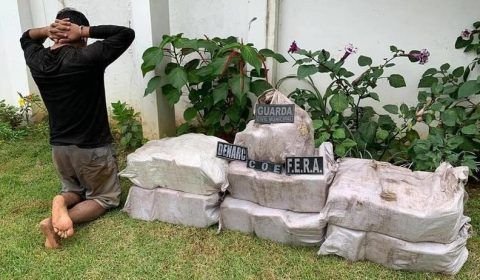 Colombiano é preso com 136 kg de maconha durante operação policial no Amazonas
