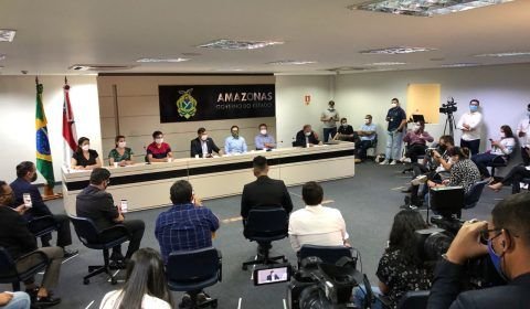 David Almeida reúne com Wilson Lima e discute sobre incentivos fiscais
