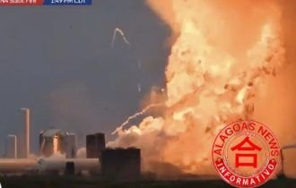 Foguete da SpaceX explode em teste e vira bola de fogo; veja vídeo