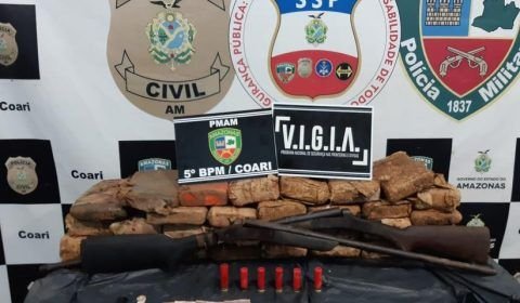 Grupo é detido e 32 kg de skunk são apreendidos em fazenda no Amazonas