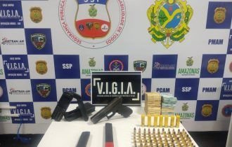 Policiais da Base Arpão prendem homem por porte ilegal de arma de fogo