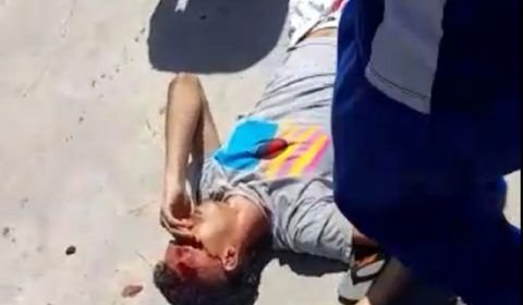 Suspeitos de tentar assaltar carro são espancados (veja o vídeo)