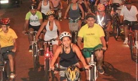 Ciclistas mobilizam campanha ‘Setembro Amarelo’ nesta terça-feira (29)