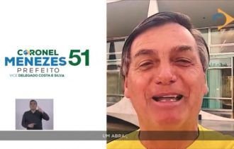 Menezes chama de ‘desespero’ ação de Alberto Neto contra propagada com Bolsonaro