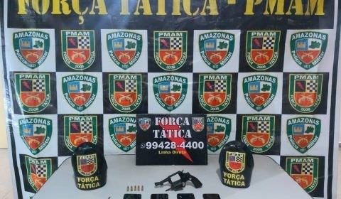 polícia militar apreende dois adolescentes com arma de fogo após assalto na zona norte