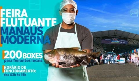Manaus inova com primeira feira flutuante do país