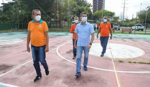 David Almeida garante revitalização de espaços públicos durante visita ao parque dos Bilhares