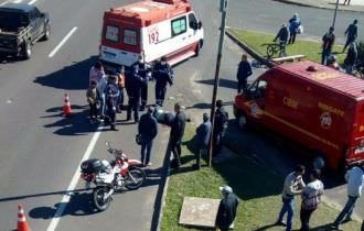 Vítima pula de ônibus durante assalto na Torquato Tapajós