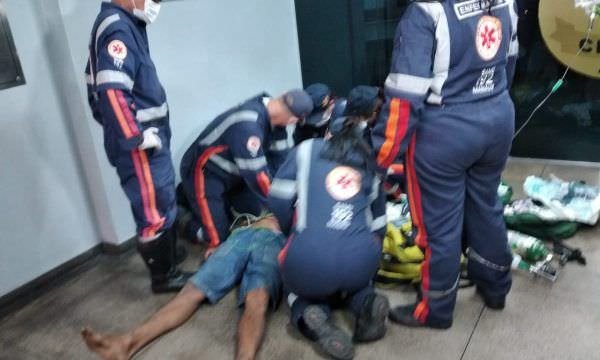 Em Manaus, assaltante passa mal após prisão e tem que ser socorrido 