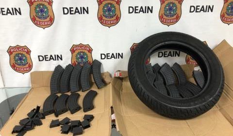 PF deflagra Operação Pneu de Ferro para combater tráfico internacional de armas