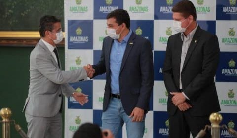 David Almeida e Wilson Lima realizam coletiva sobre o resultado do mutirão de vacinação contra a Covid-19